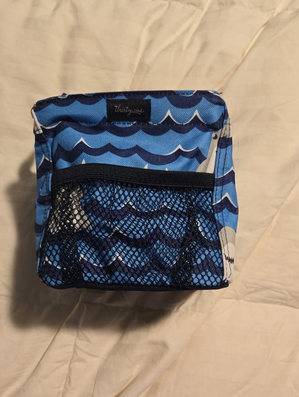 thirty-one Blue Wave Mesh Front Littles Carry-all Caddy In Shark Pattern